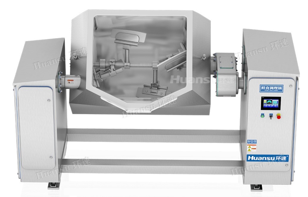 環(huán)速菜肴智能攪拌鍋，省時(shí)省力效率高