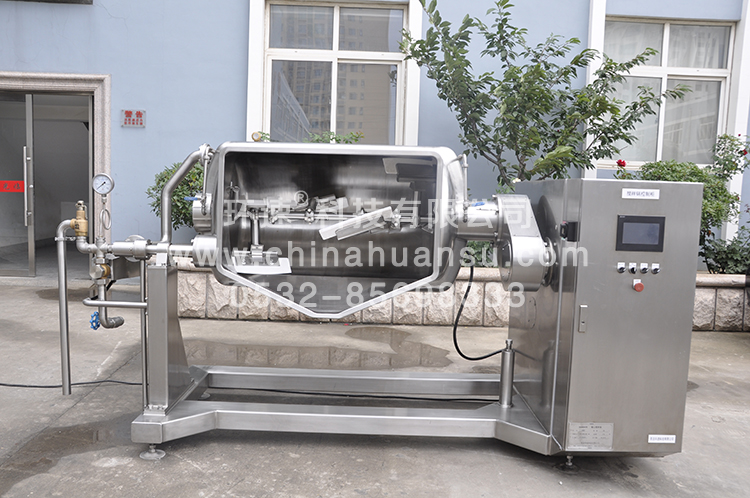 環(huán)速智能攪拌鍋WZJ-500臥式攪拌鍋、溫控系統(tǒng)不糊鍋         環(huán)速科技
