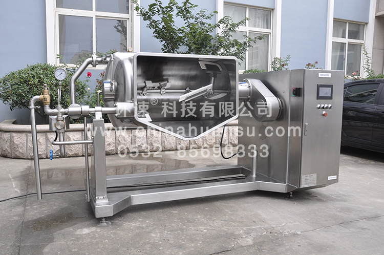 環(huán)速智能攪拌鍋WZJ-500臥式攪拌鍋、溫控系統(tǒng)不糊鍋         環(huán)速科技