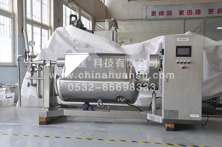 環(huán)速智能攪拌鍋WZJ-500可傾式攪拌鍋、人體高度配置       環(huán)速科技